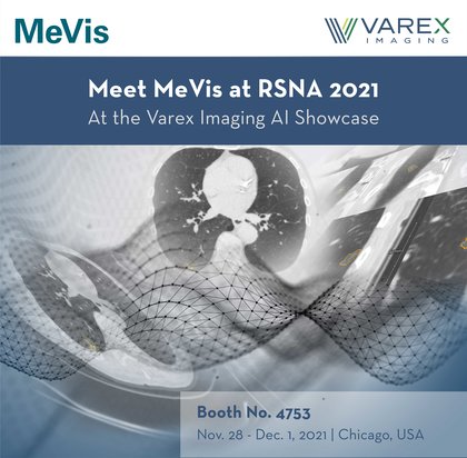 Treffen Sie MeVis Medical Solutions AG auf der RSNA 2021 in Chicago, USA.