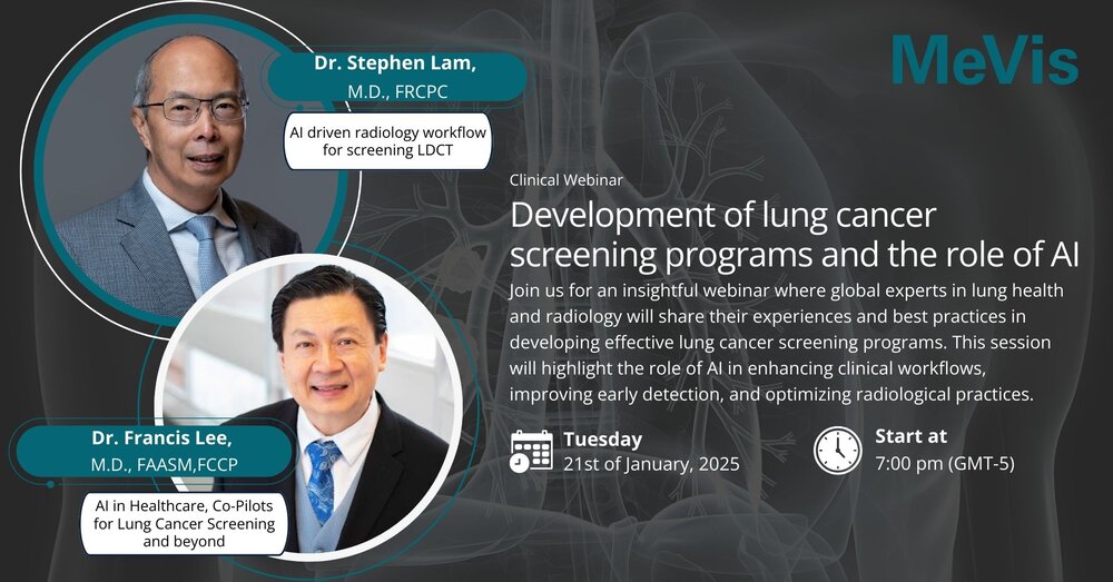 Live online seminar - lung cancer screening and AI
